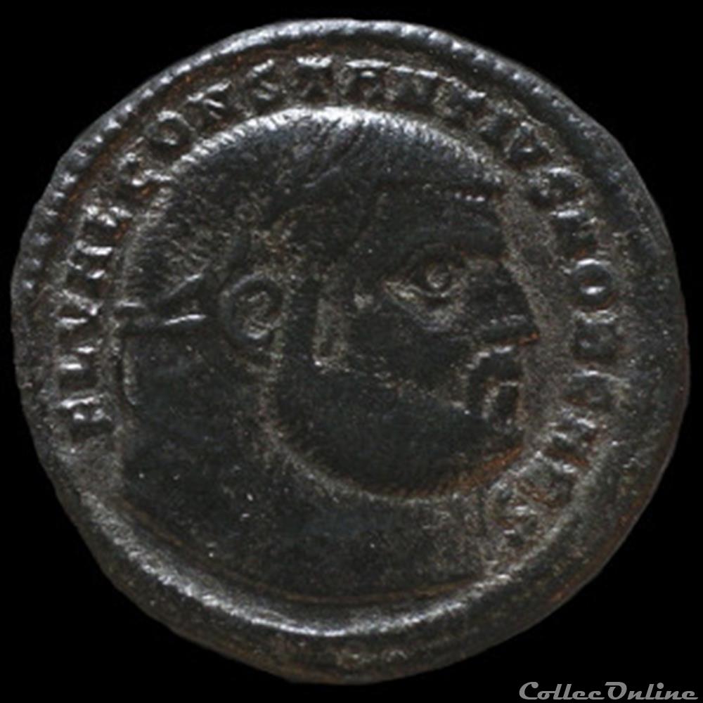 Follis de Constance Chlore césar pour Nicomédie monnaie antique romaine follis de constance chlore cesar pour nicomedie
