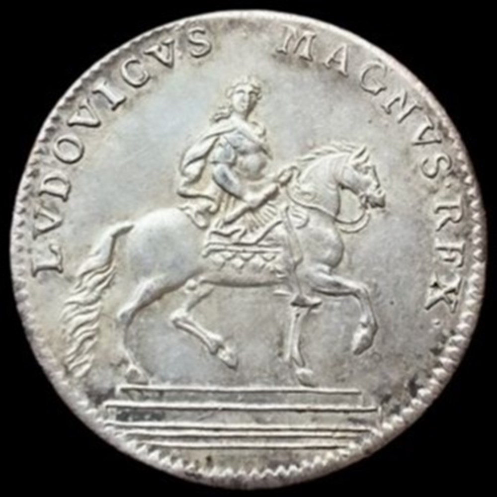 Jeton d'argent Louis XIV ville de Paris monnaies paranumismatique jetons poids jeton argent louis xiv ville de paris