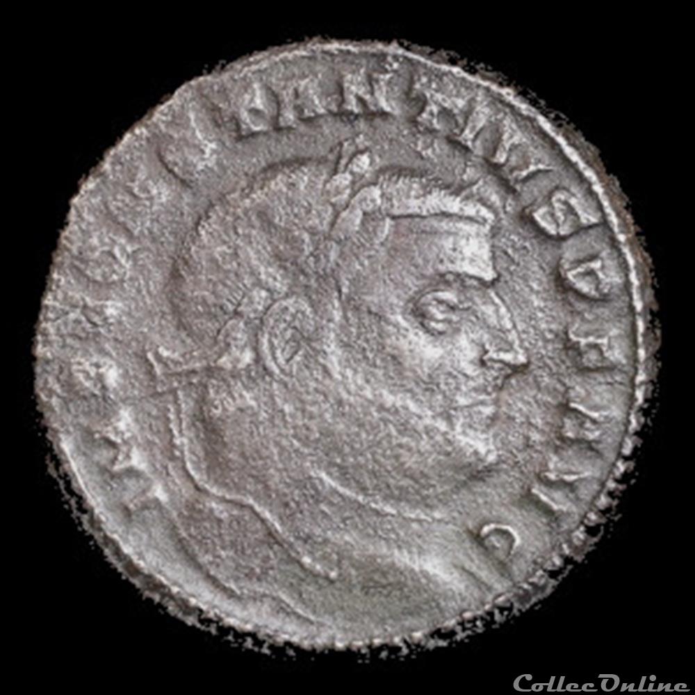 Follis de Constance Chlore auguste pour Siscia monnaie antique romaine follis de constance chlore auguste pour siscia