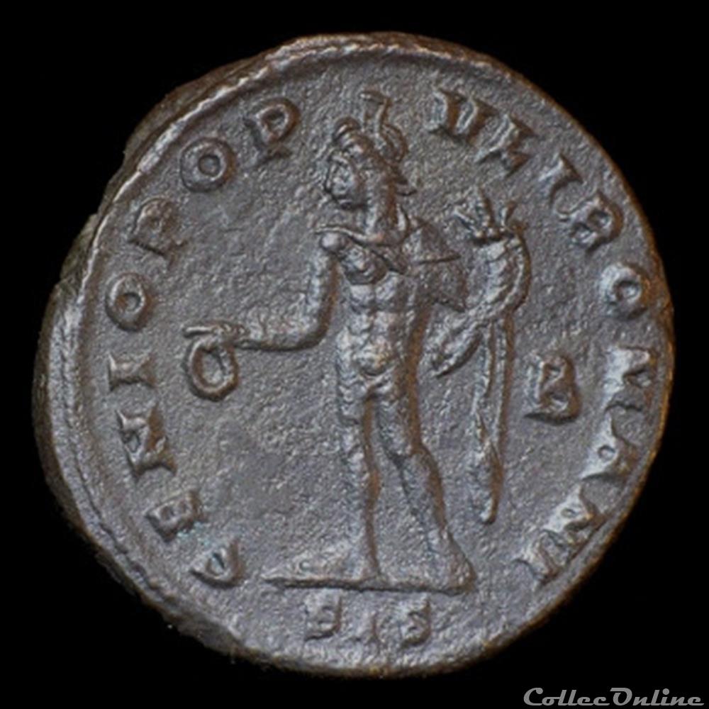 monnaie antique romaine follis de diocletien pour siscia