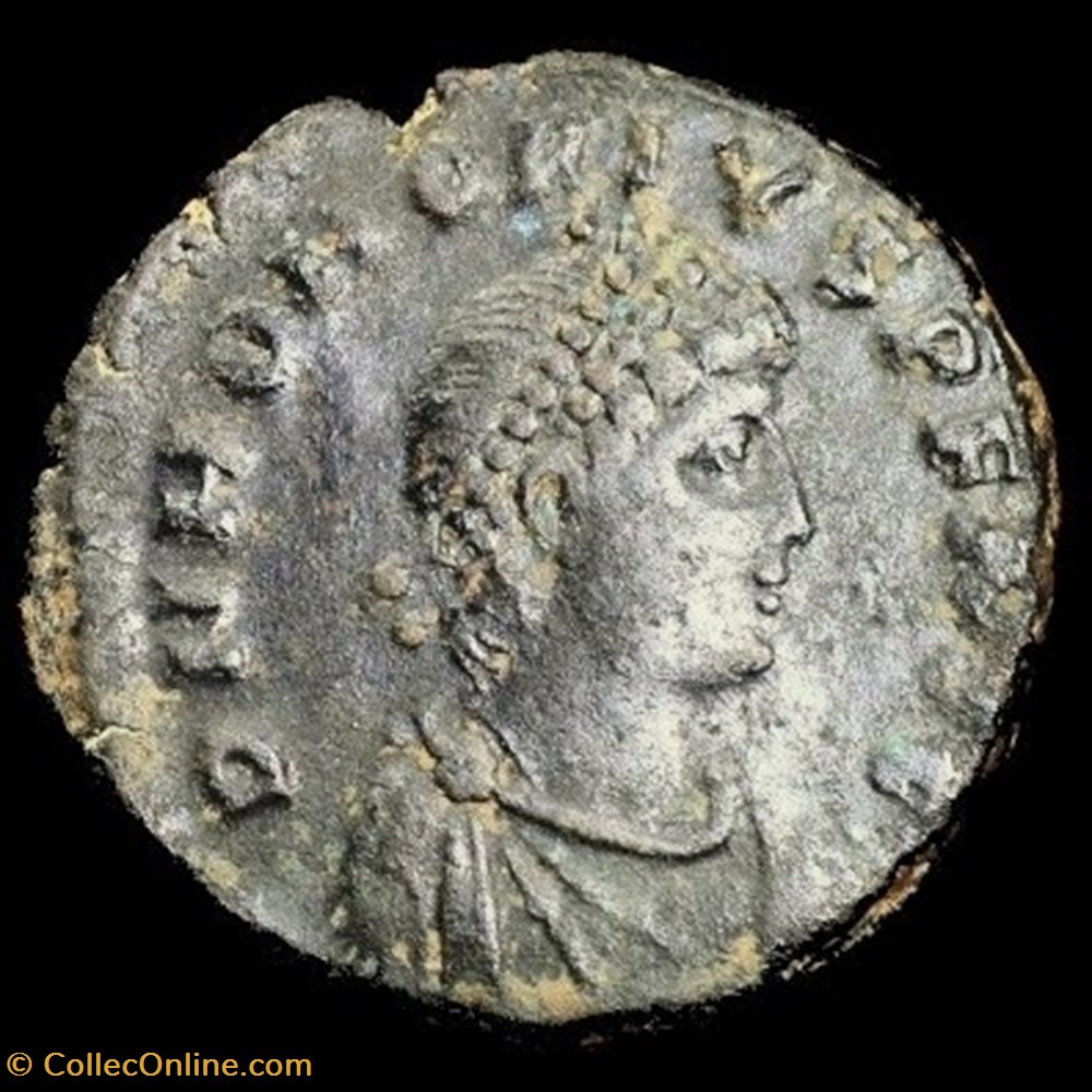 AE 2 d'Honorius , pour Antioche monnaies antiques romaines republicaines imperiales ae 2 honorius pour antioche