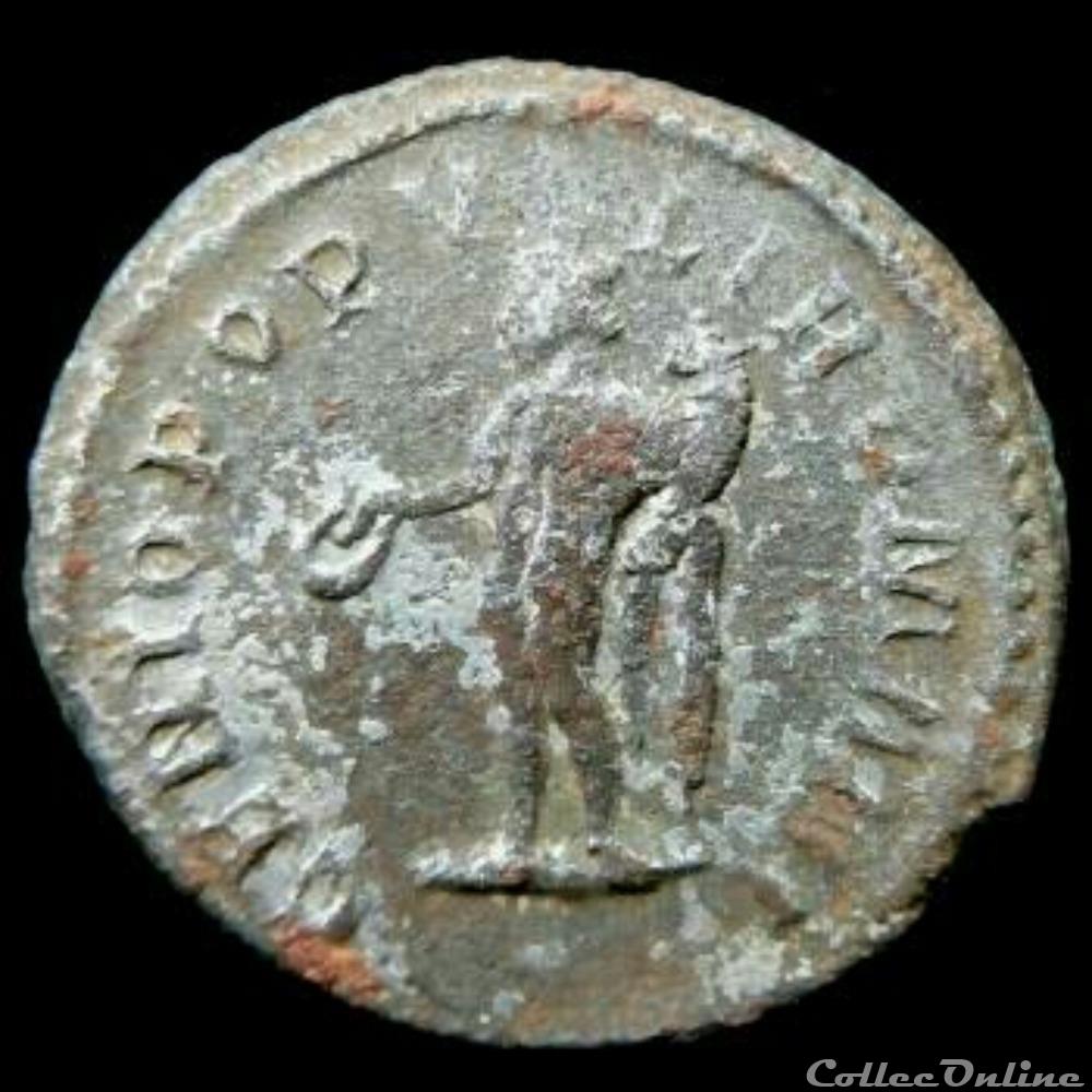 Follis de Maximien Hercule pour Boulogne sur mer . monnaie antique romaine follis de maximien hercule pour boulogne sur mer