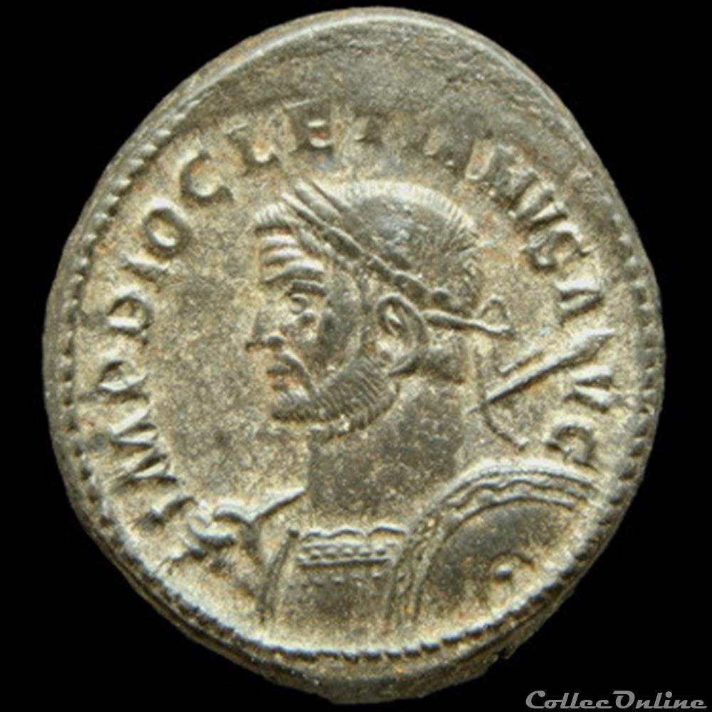 Follis de Dioclétien pour Trèves monnaie antique romaine follis de diocletien pour treves