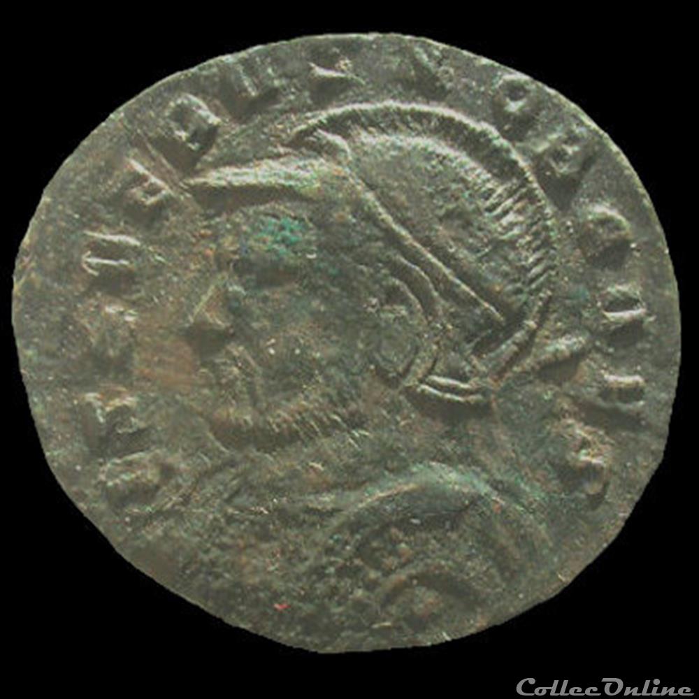 Follis de Sévère II césar pour Aquilée monnaie antique romaine follis de severe ii cesar pour aquilee