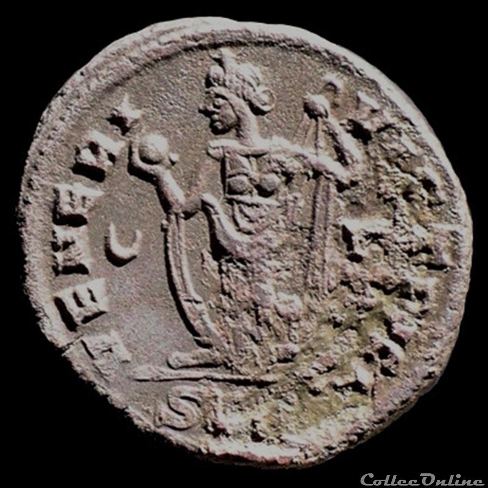 monnaie antique romaine follis de galeria valeria pour siscia