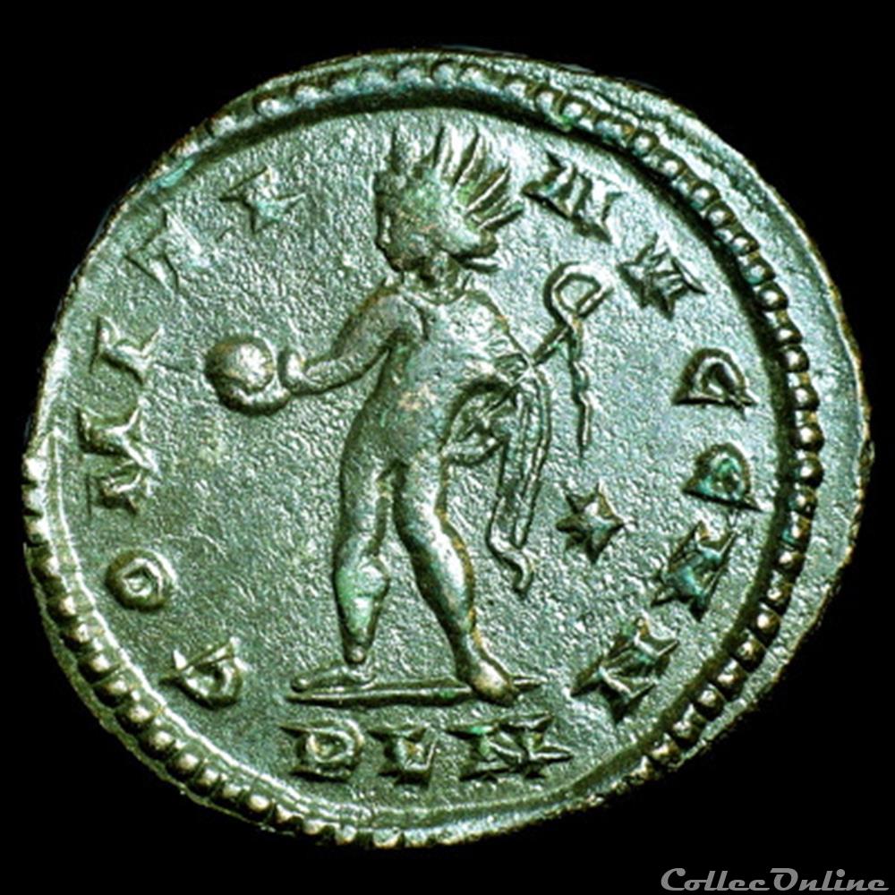 Follis de Constantin I auguste pour Londres monnaie antique romaine follis de constantin i auguste pour londres