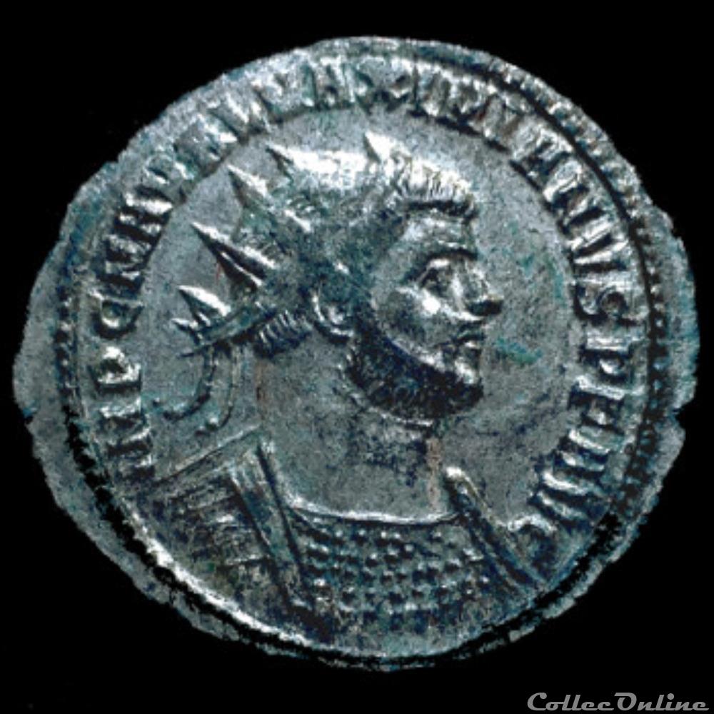 Aurelianus de Maximien Hercule pour Siscia monnaie antique romaine aurelianus de maximien hercule pour siscia
