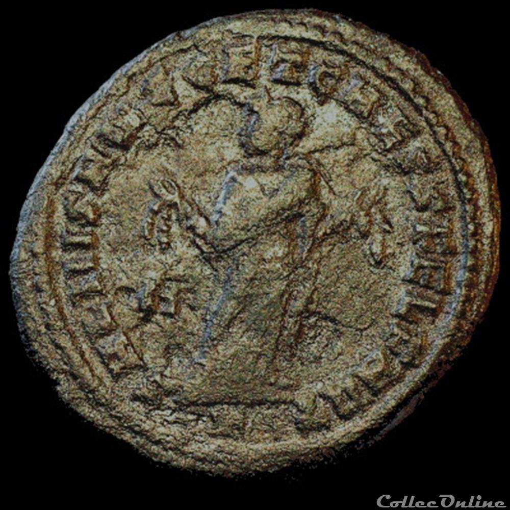 Follis de Sévère II césar pour Carthage monnaie antique romaine follis de severe ii cesar pour carthage