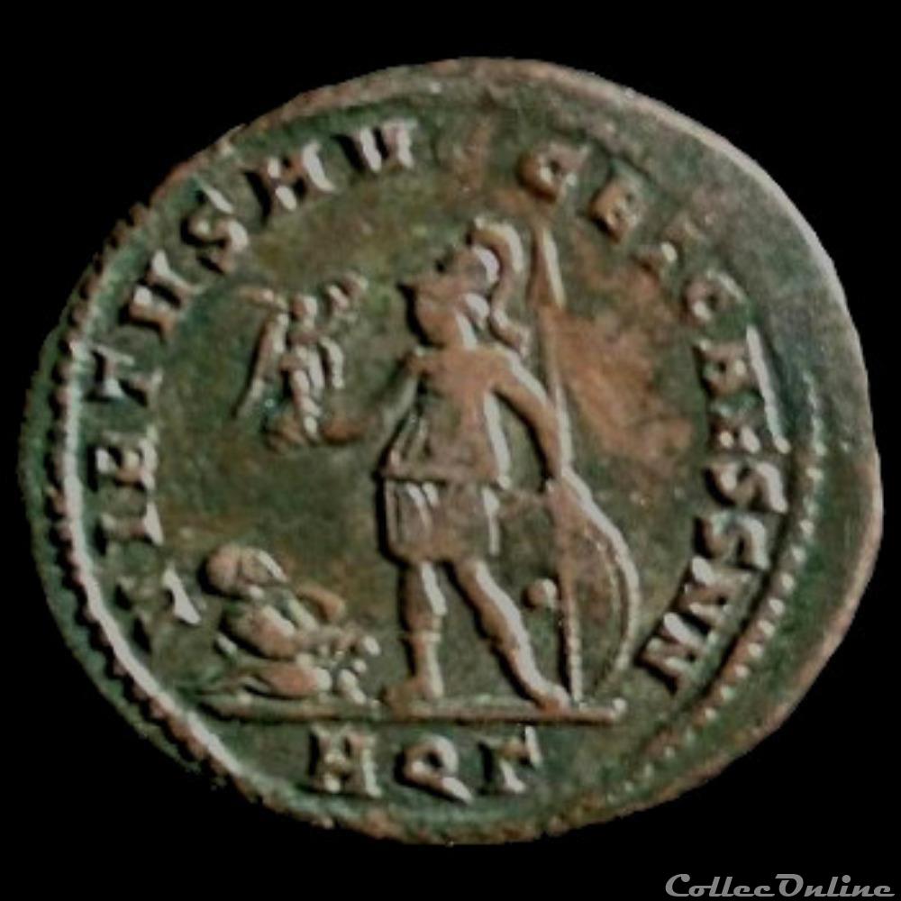 Follis de Maximin II Daïa césar pour Aquilée monnaie antique romaine follis de maximin ii daia cesar pour aquilee