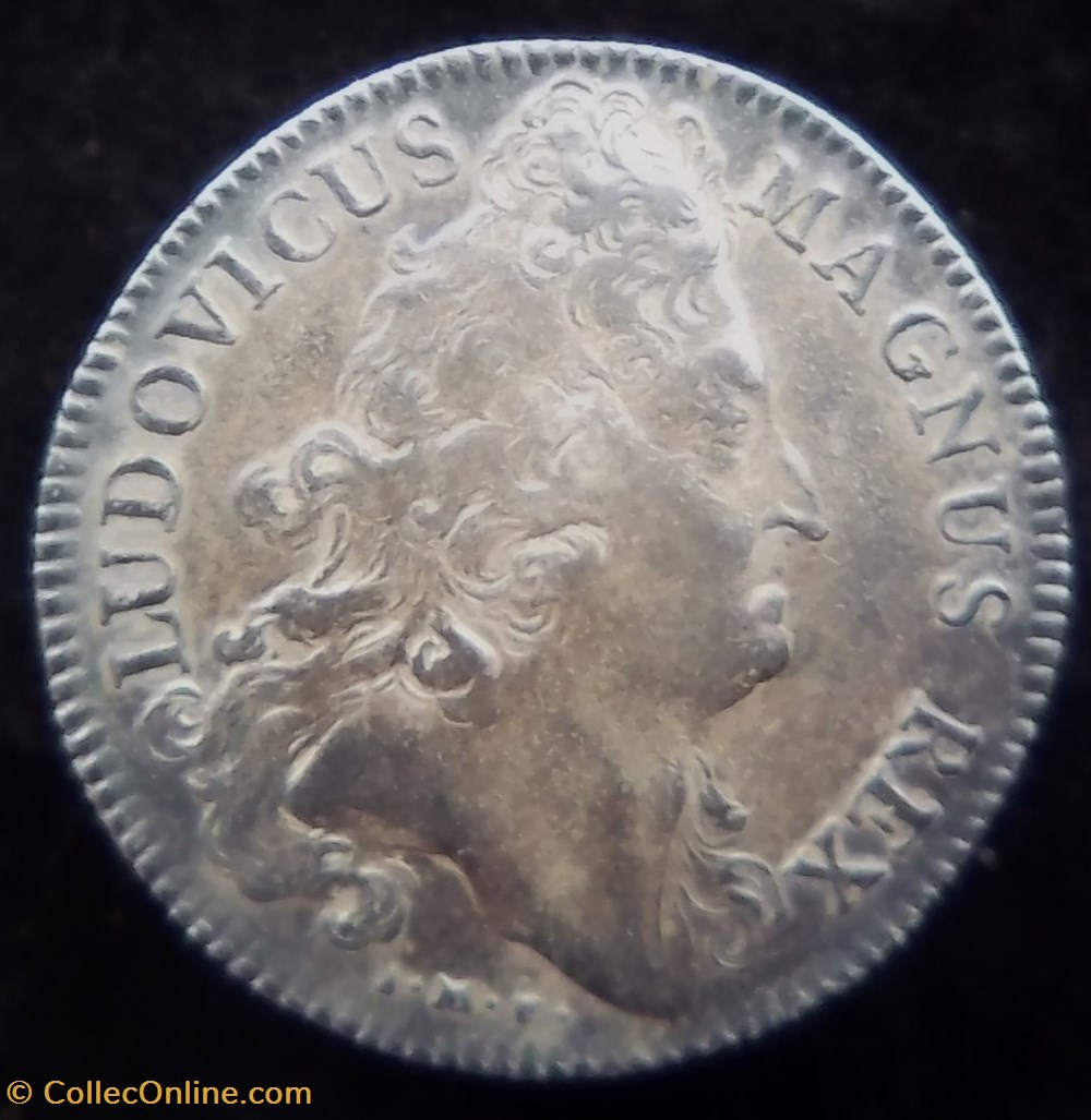monnaies paranumismatique jetons poids jeton argent du tresor royal de louis xiv 1708