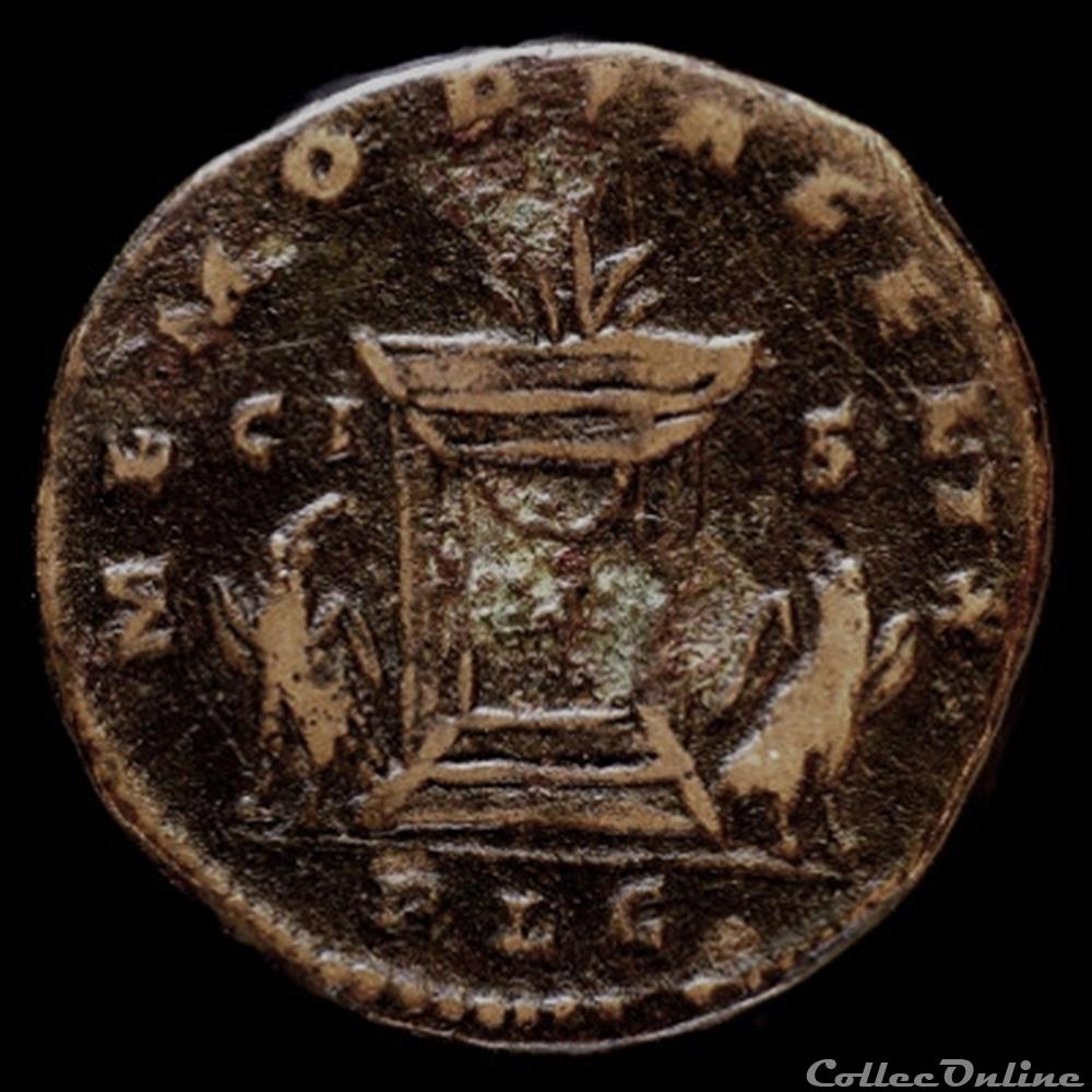 Follis de Constance Chlore pour Lyon posthume monnaie antique romaine follis de constance chlore pour lyon posthume