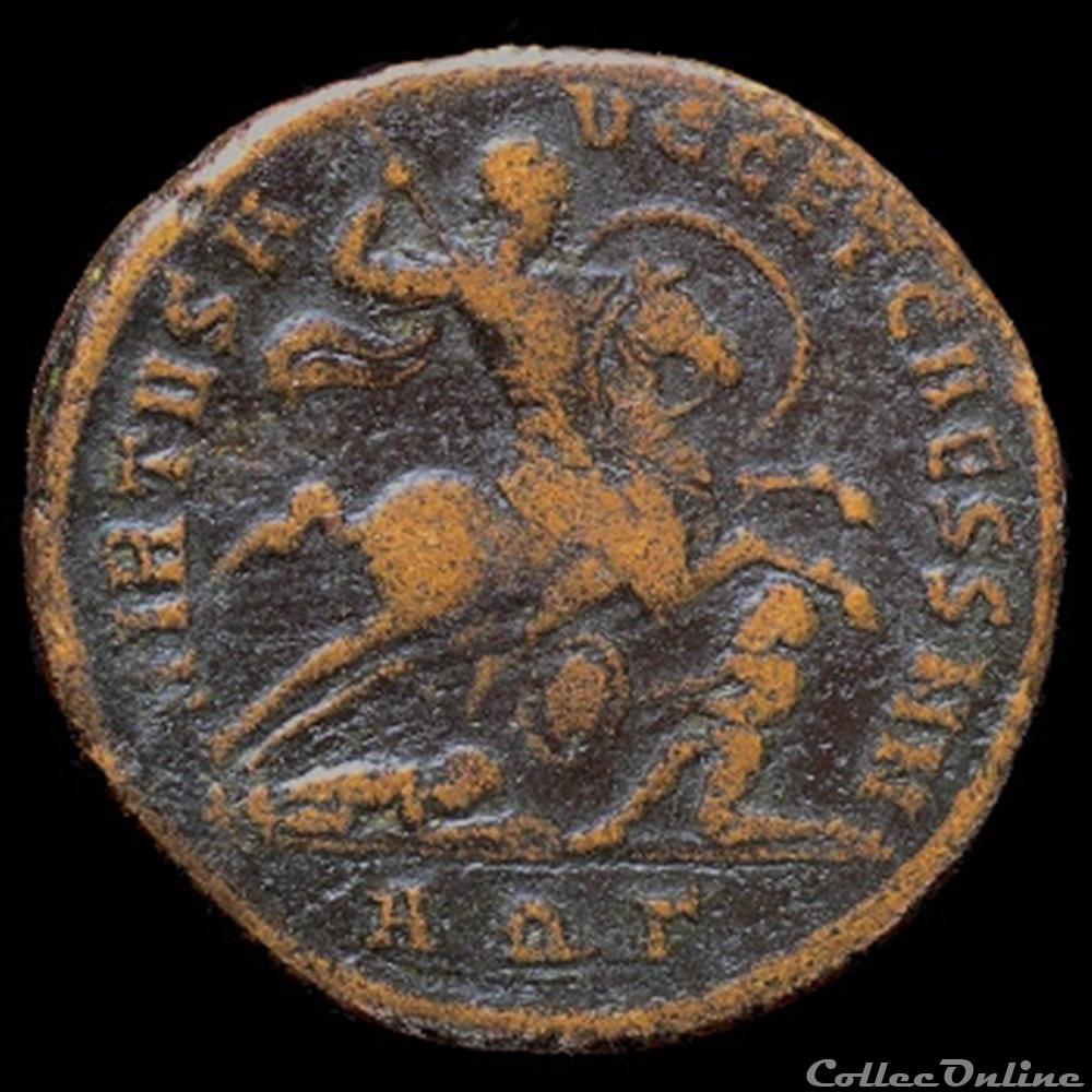Follis de Maximin II Daïa césar pour Aquilée monnaie antique romaine follis de maximin ii daia cesar pour aquilee