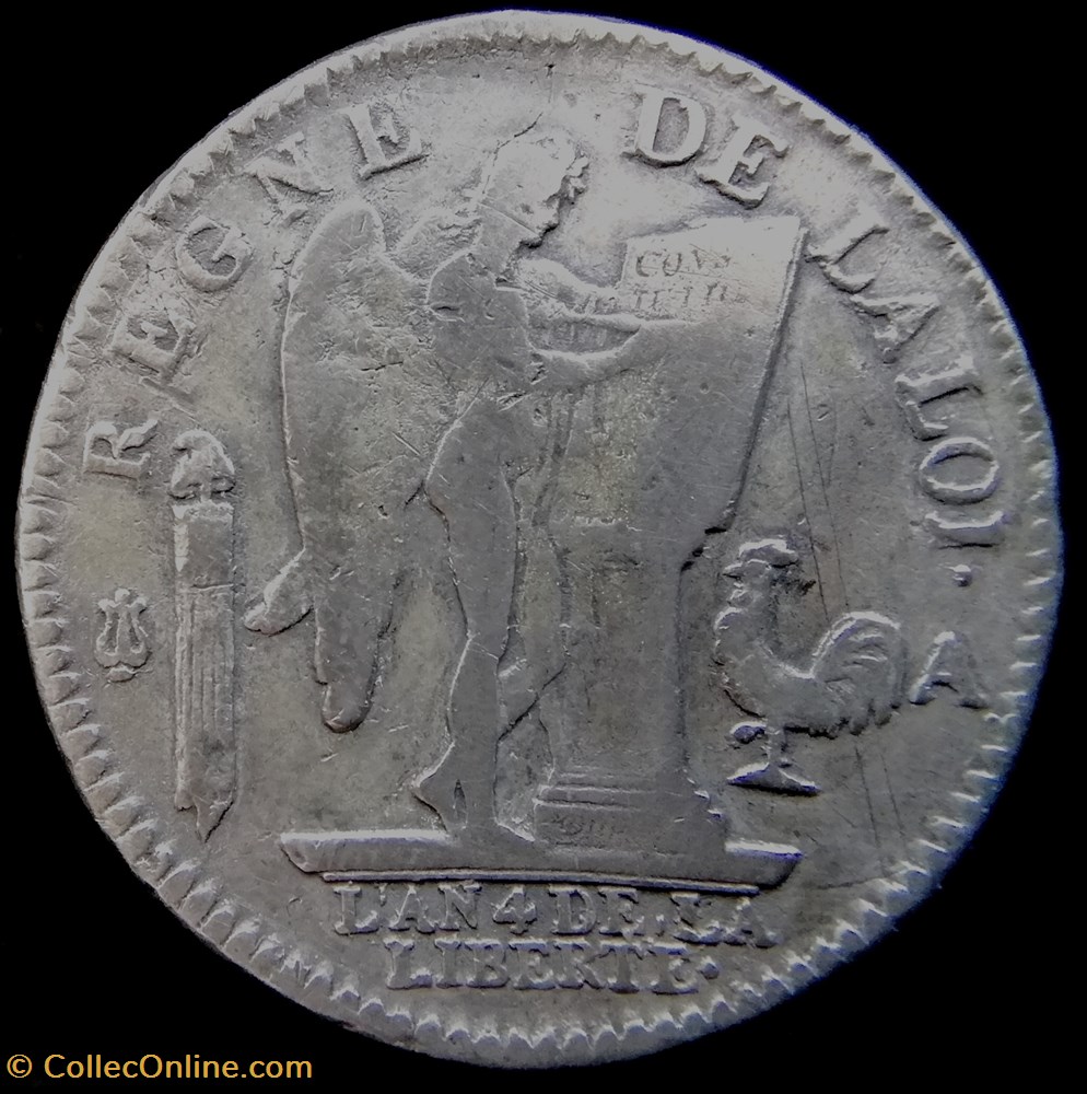 Écu constitutionnel de 6 livres Louis XVI monnaies monde france ecu constitutionnel de 6 livres louis xvi
