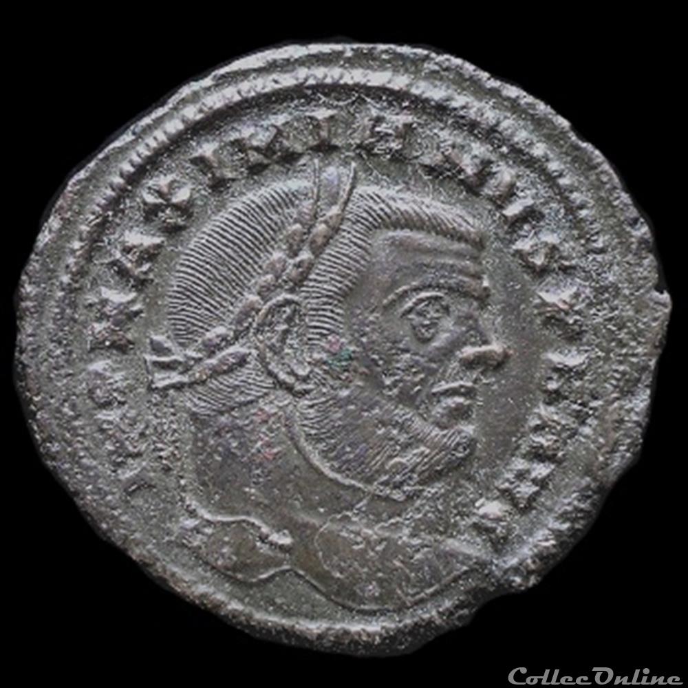Follis de Maximien Hercule pour Carthage monnaie antique romaine follis de maximien hercule pour carthage