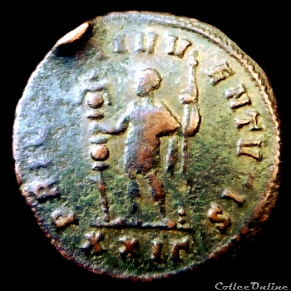 monnaie antique romaine aurelianus de galere maximien cesar pour rome inedit