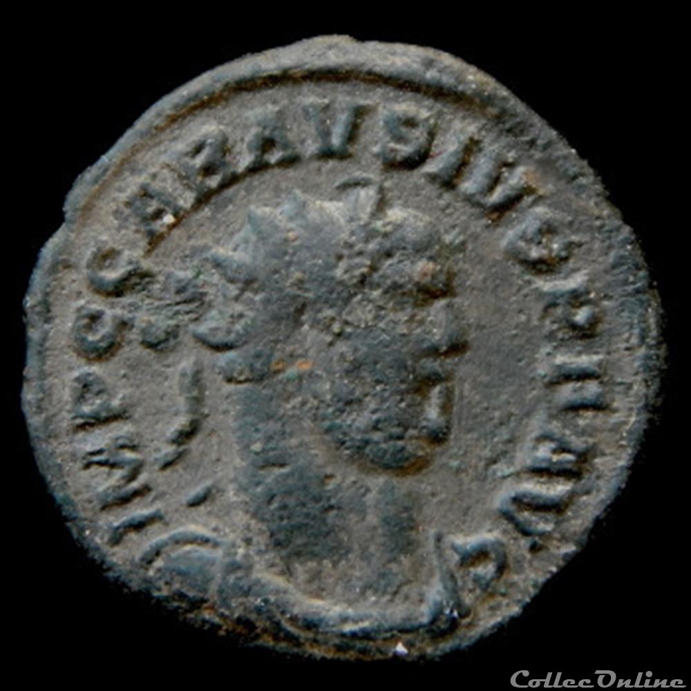 monnaie antique romaine aurelianus de carausius pour londres