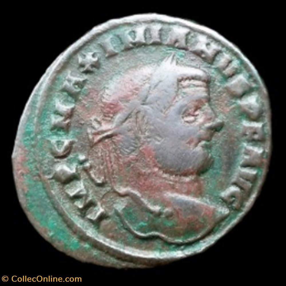 Follis de Maximien Hercule pour Siscia monnaies antiques romaines imperiales et republicaines follis de maximien hercule pour siscia