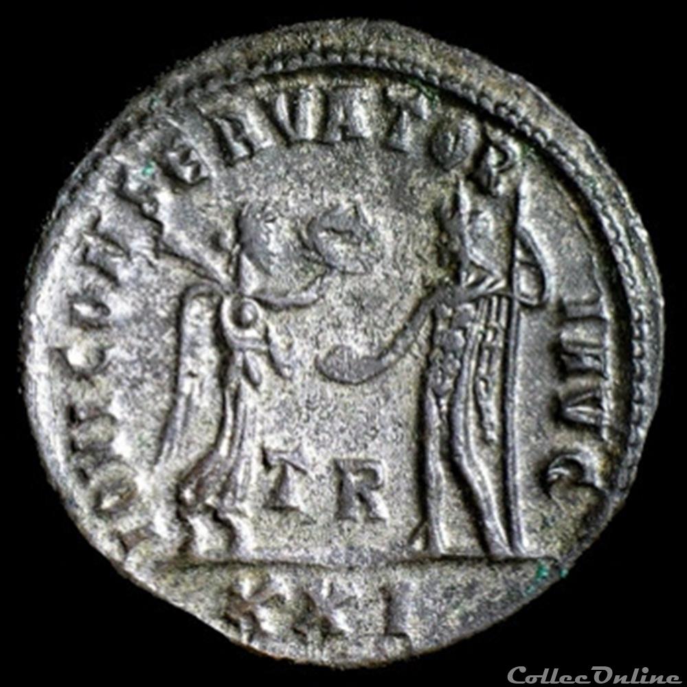 monnaie antique romaine aurelianus de diocletien pour tripolis
