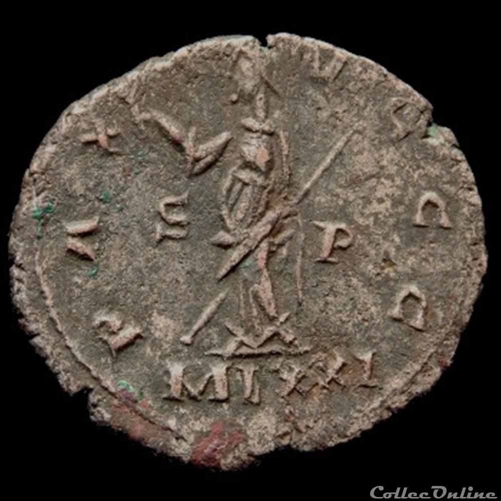 monnaie antique romaine aurelianus de carausius au nom de diocletien pour londres