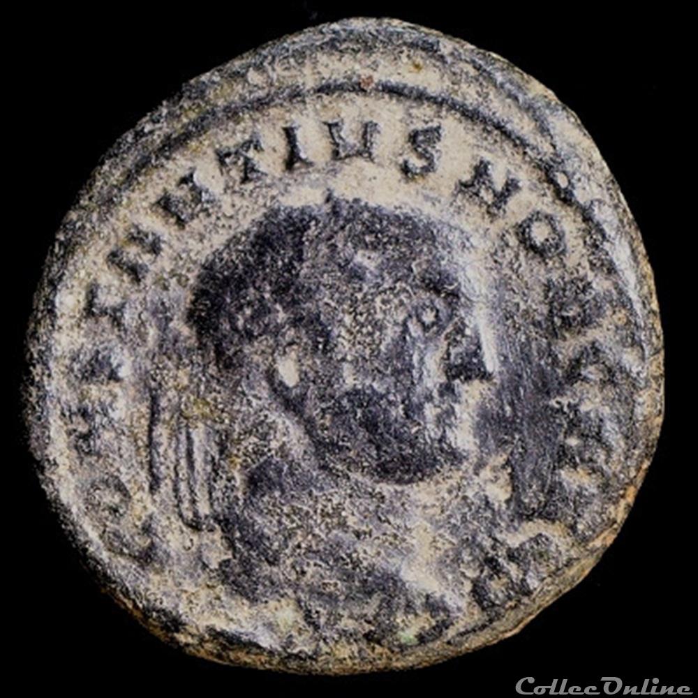 Follis de Constance Chlore césar pour Carthage monnaie antique romaine follis de constance chlore cesar pour carthage