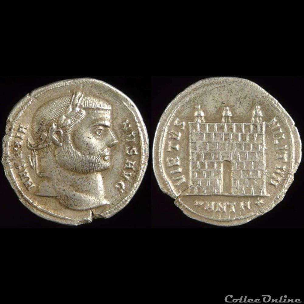 Argenteus de Maximien Hercule pour Antioche monnaies antiques romaines republicaines imperiales argenteus de maximien hercule pour antioche