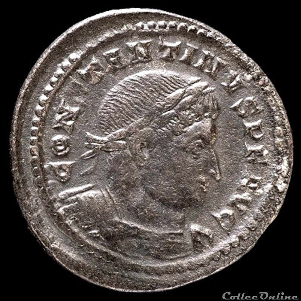 Follis de Constantin I auguste pour Trèves monnaie antique romaine follis de constantin i auguste pour treves