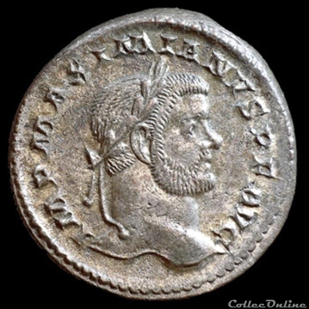 Follis de Maximien Hercule pour Trèves monnaies antiques romaines imperiales et republicaines follis de maximien hercule pour treves