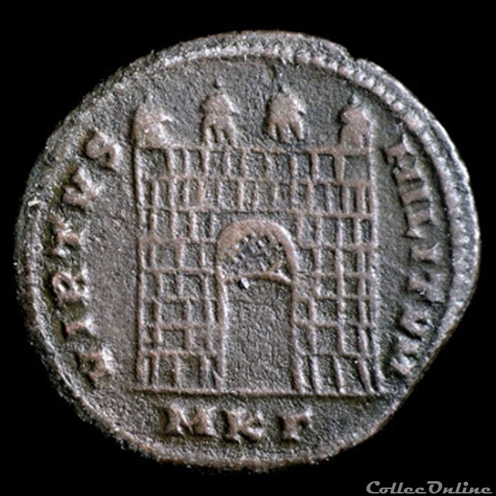 Follis de Maximin II Daïa césar pour Cysique monnaie antique romaine follis de maximin ii daia cesar pour cysique