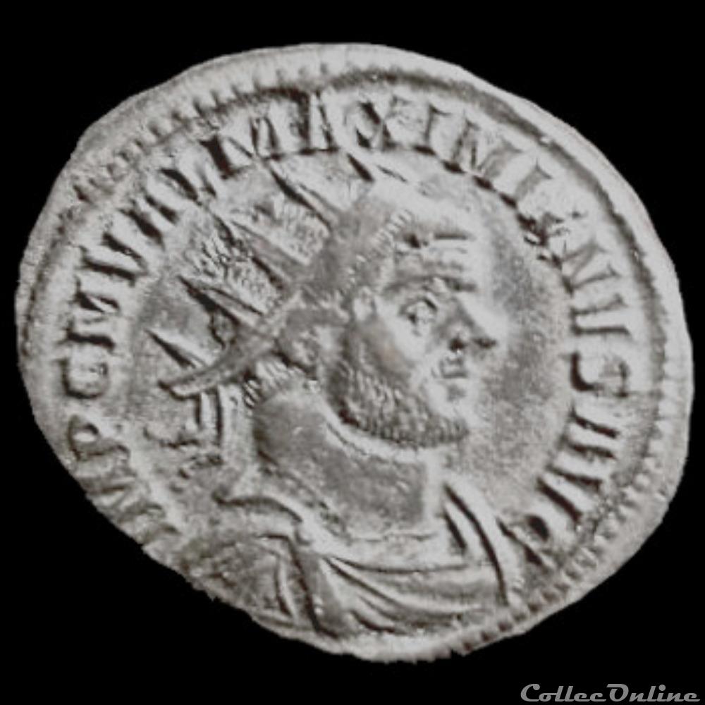 Aurelianus de Maximien Hercule pour Ticinium monnaie antique romaine aurelianus de maximien hercule pour ticinium