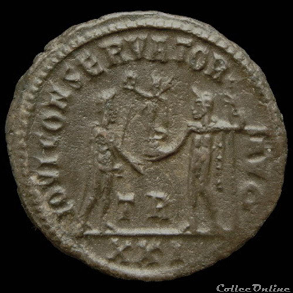 monnaie antique romaine aurelianus de diocletien pour tripolis
