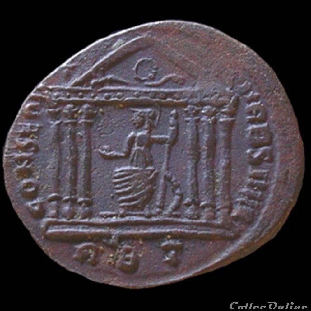 Follis de Maxence pour Rome monnaie antique romaine follis de maxence pour rome