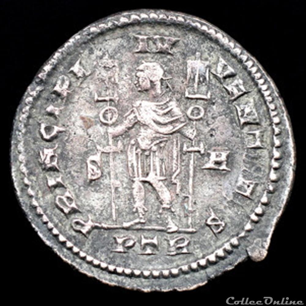 Follis de Constantin I auguste pour Trèves monnaie antique romaine follis de constantin i auguste pour treves