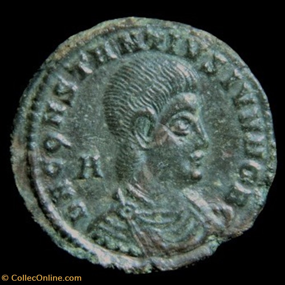 AE2 deConstance Galle pour Siscia monnaies antiques romaines republicaines imperiales ae2 deconstance galle pour siscia
