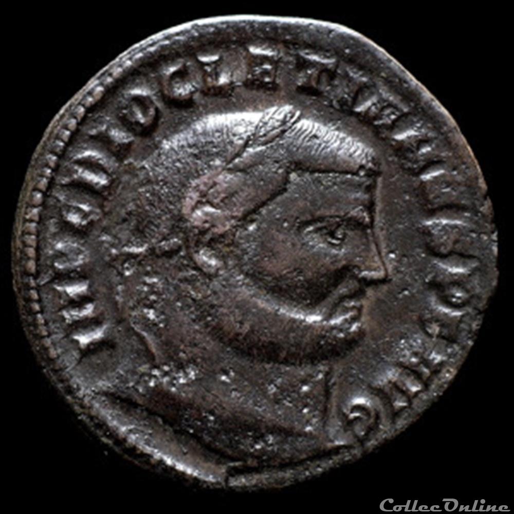 Follis de Dioclétien pour Antioche monnaie antique romaine follis de diocletien pour antioche