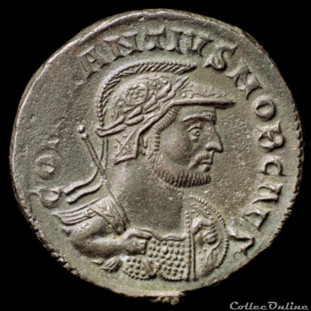 Follis de Constance Chlore césar pour Lyon monnaies antiques romaines imperiales et republicaines follis de constance chlore cesar pour lyon