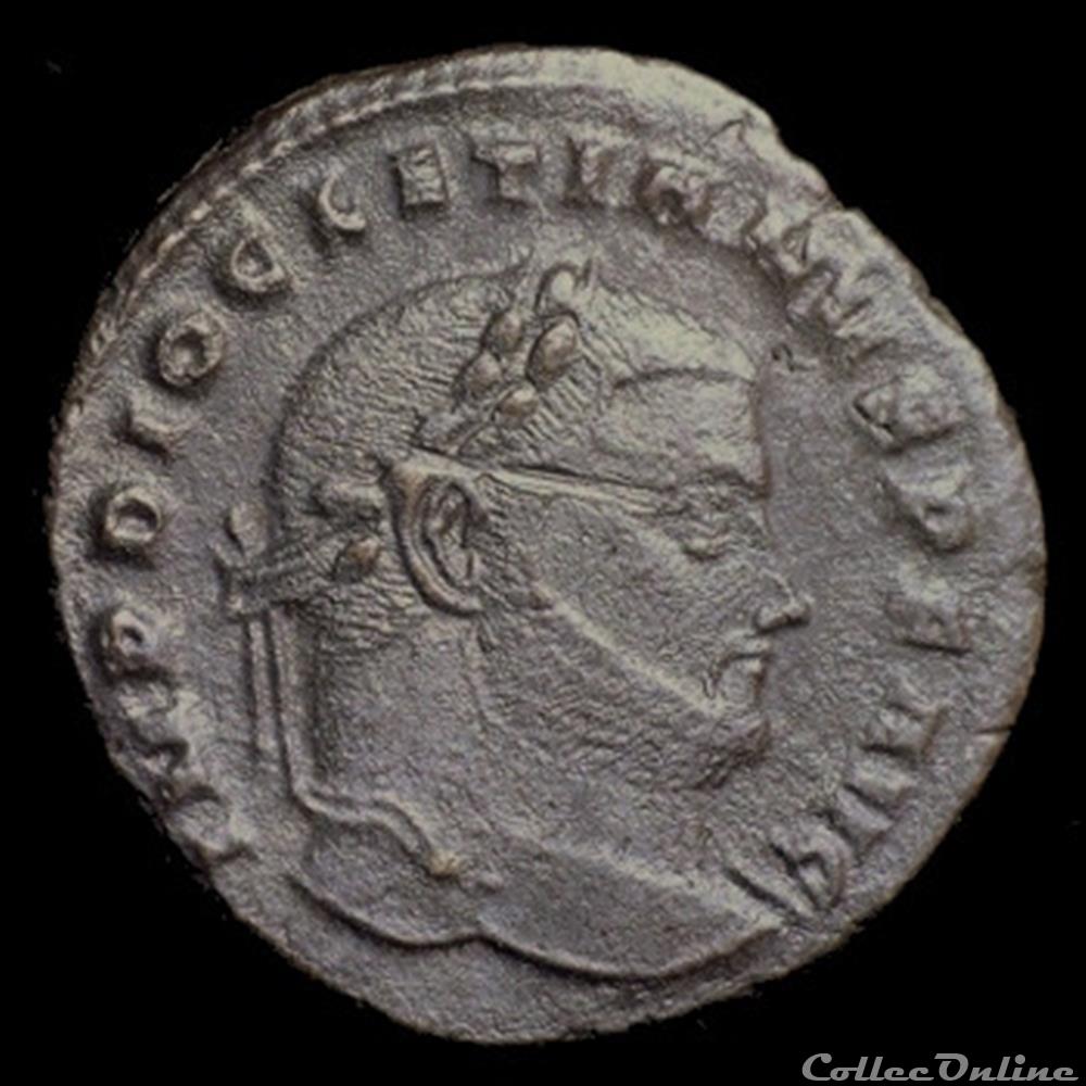 monnaie antique romaine follis de diocletien pour siscia