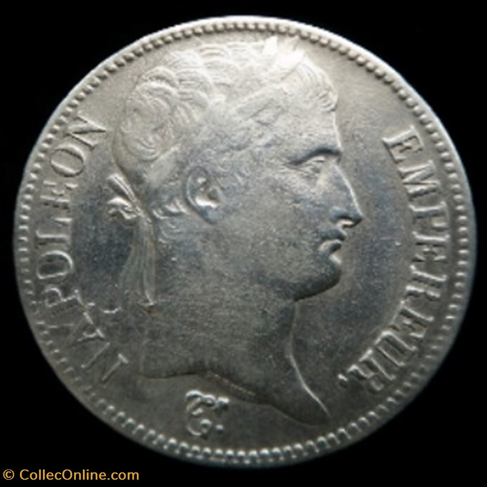 5 francs argent Napoléon 1 er Empire Paris 1810 monnaies monde france 5 francs argent napoleon 1 er empire paris 1810