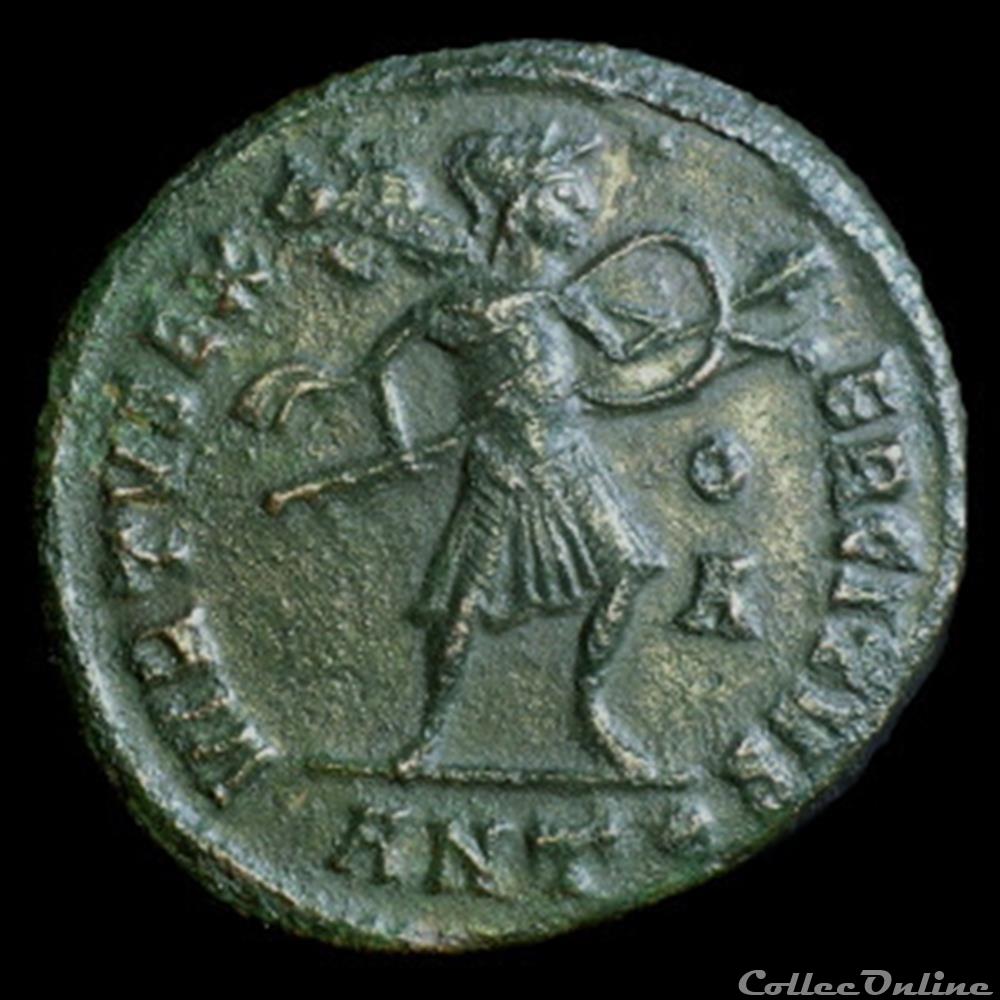 Follis de Galère Maximien auguste pour Antioche monnaie antique romaine follis de galere maximien auguste pour antioche