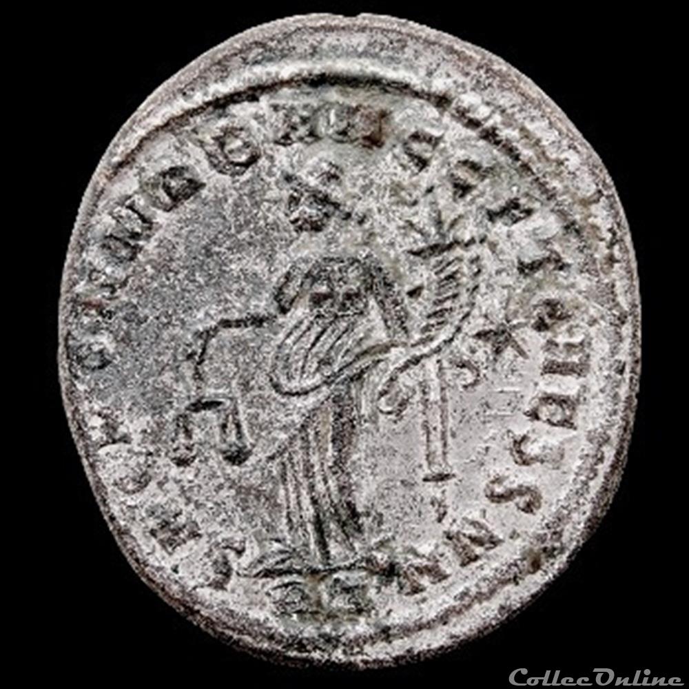 Follis de Sévère II césar pour Rome monnaie antique romaine follis de severe ii cesar pour rome