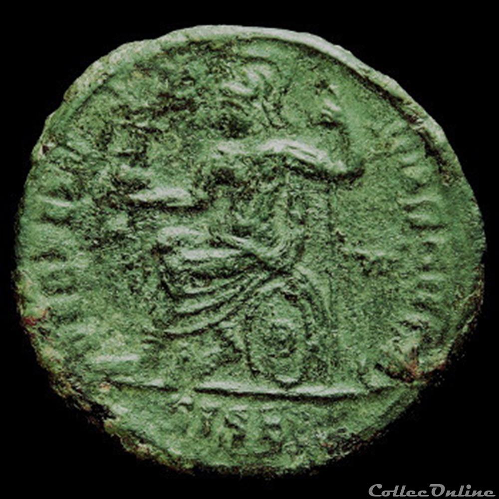 Follis de Sévère II pour Siscia monnaie antique romaine follis de severe ii pour siscia