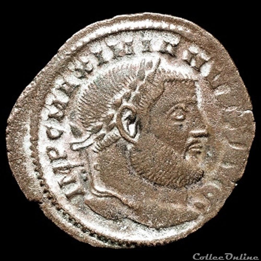 Follis de Maximien Hercule pour Ticinium monnaie antique romaine follis de maximien hercule pour ticinium
