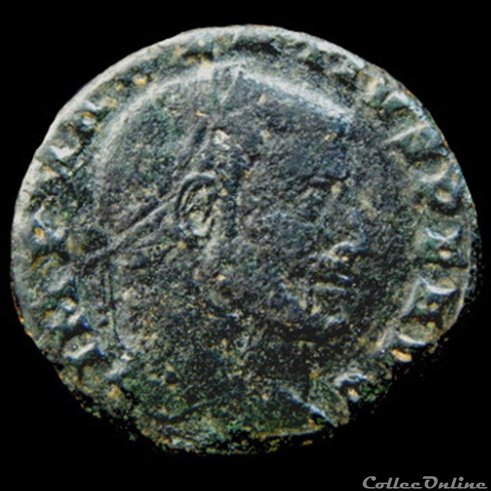 Follis de Maxence pour Ticinium monnaie antique romaine follis de maxence pour ticinium