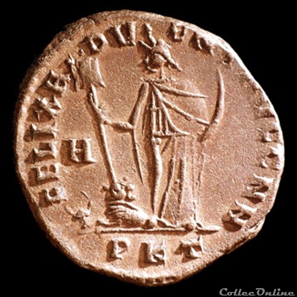 Follis de Constance Chlore césar pour Carthage 2 monnaie antique romaine follis de constance chlore cesar pour carthage