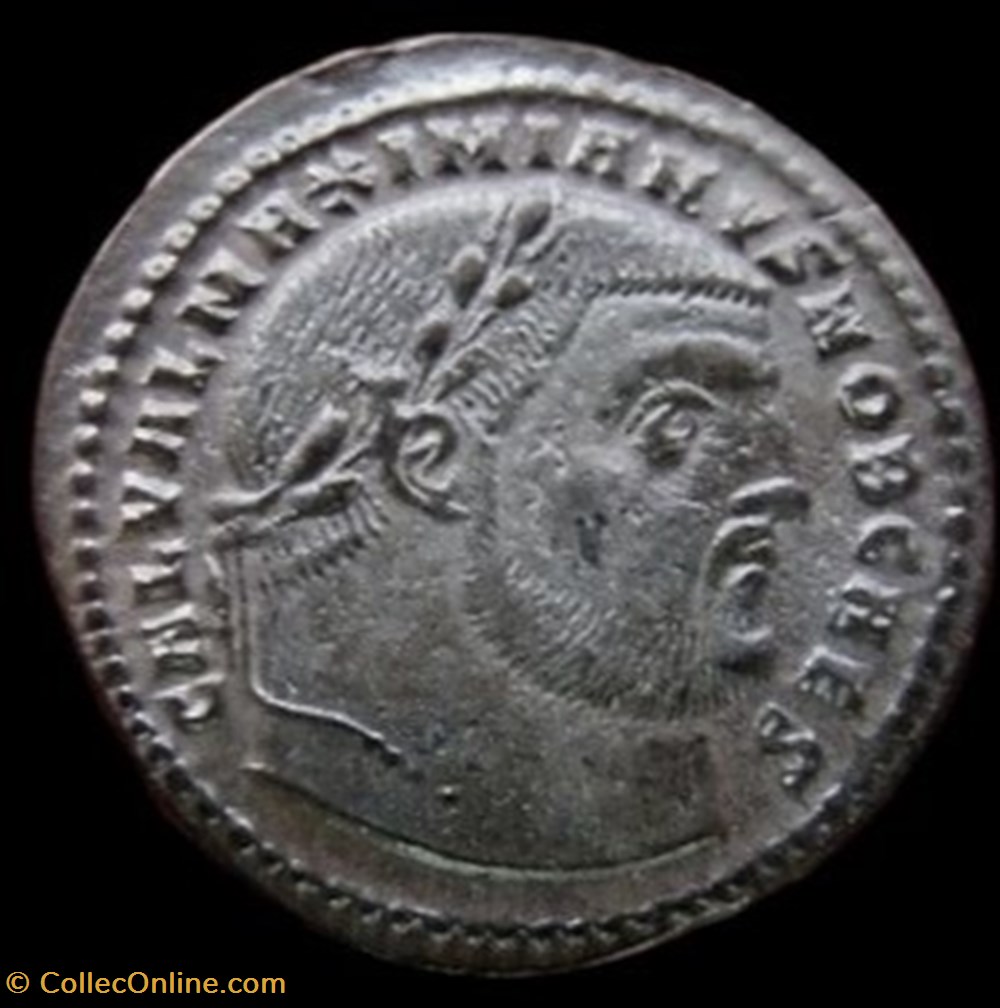 monnaies antiques romaines imperiales et republicaines follis de galere maximien cesar pour nicomedie