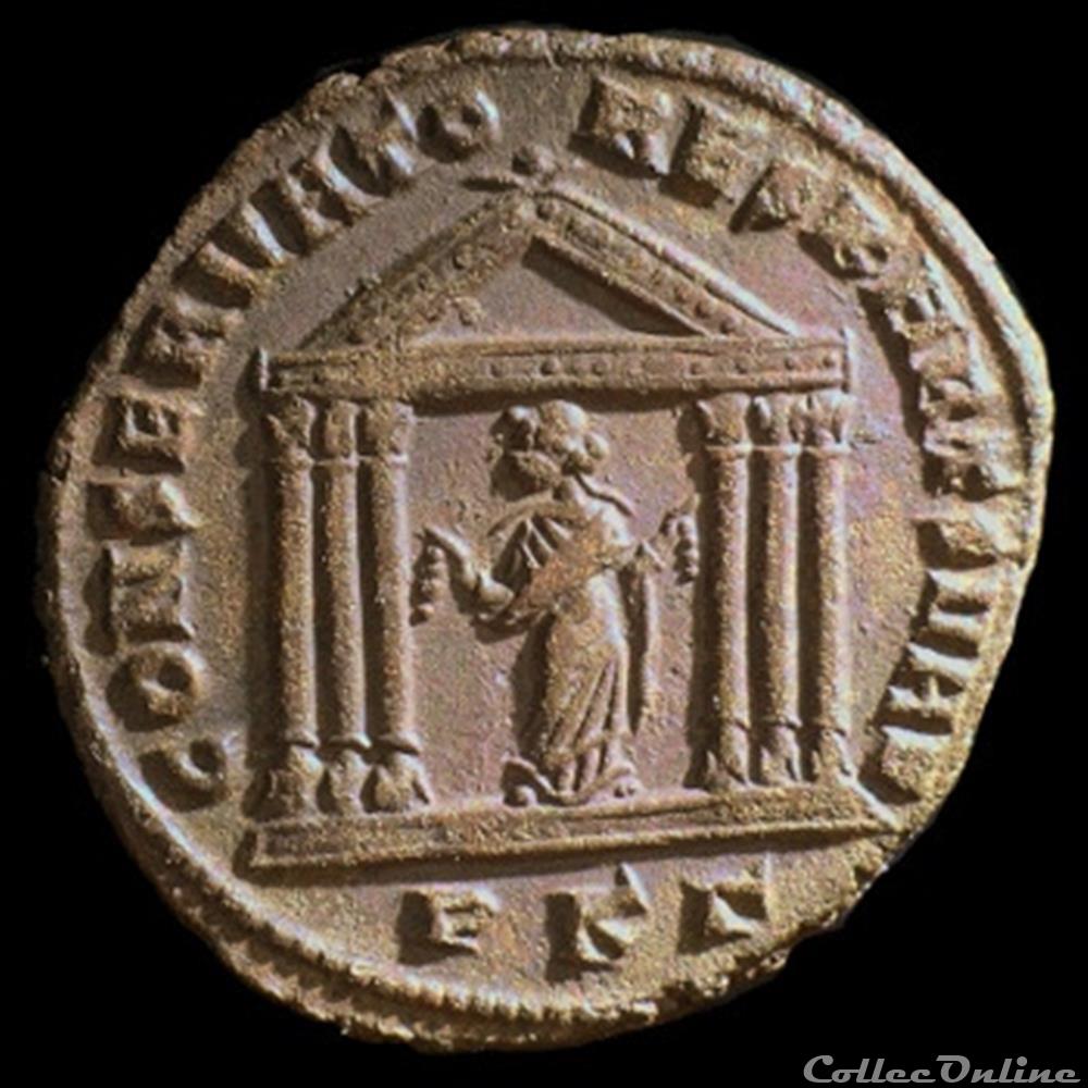 Follis de Maxence pour Carthage monnaie antique romaine follis de maxence pour carthage