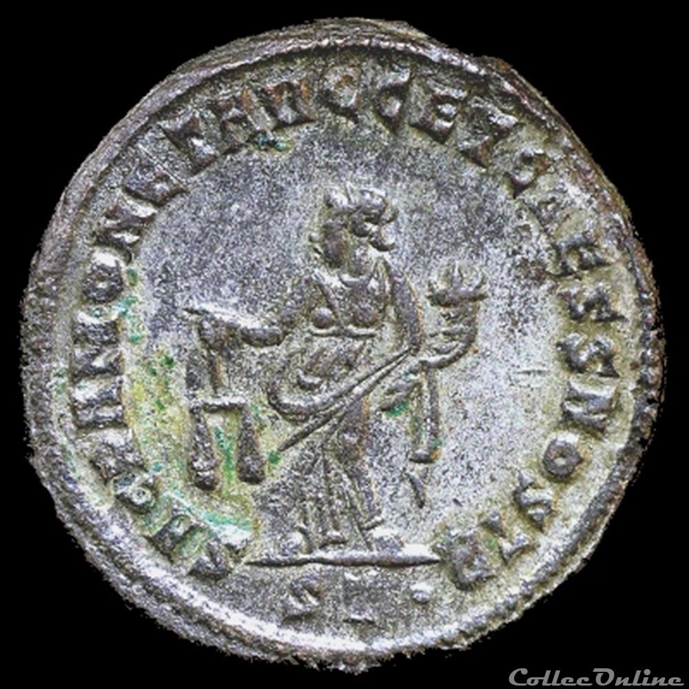 Follis de Maximien Hercule pour Ticinium monnaie antique romaine follis de maximien hercule pour ticinium