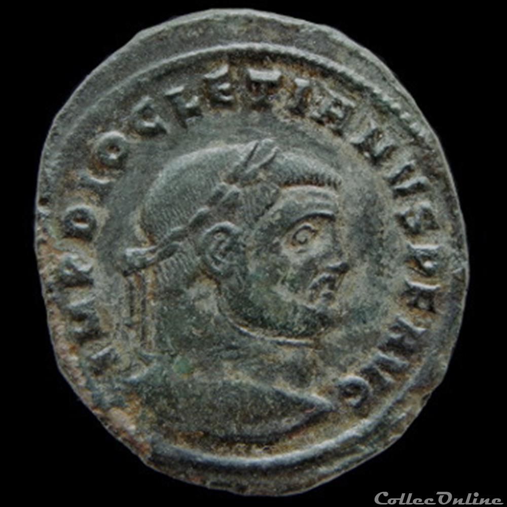 monnaie antique romaine follis de diocletien pour siscia