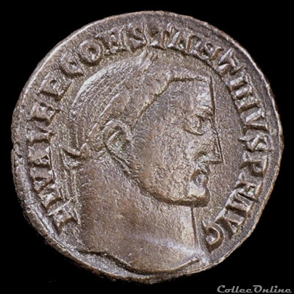Follis de Constantin I auguste pour Alexandrie monnaie antique romaine follis de constantin i auguste pour alexandrie