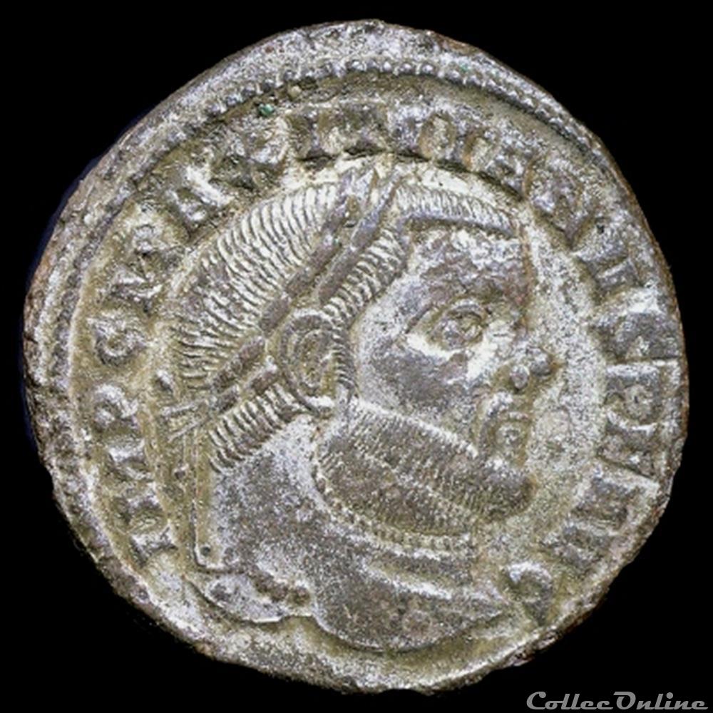 Follis de Maximien Hercule pour Ticinium monnaie antique romaine follis de maximien hercule pour ticinium