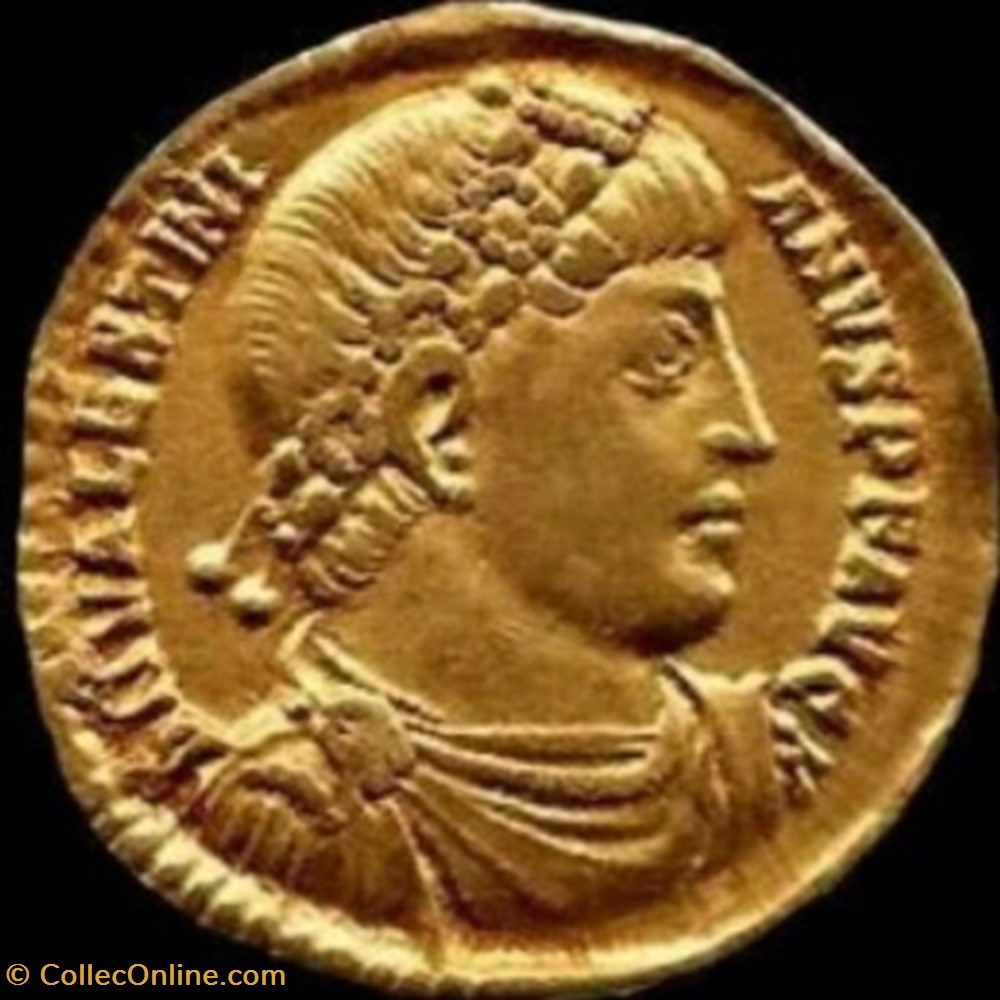 monnaies antiques romaines republicaines imperiales solidus de valentinien i pour antioche 364 375